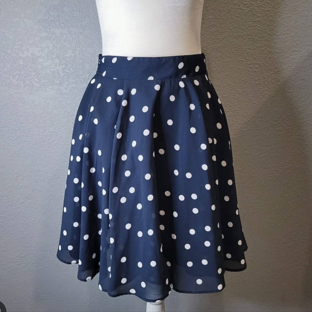 Maison Jules Big Dot Skirt